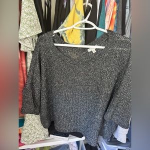 Earthbound V-neck knitted see through crop top